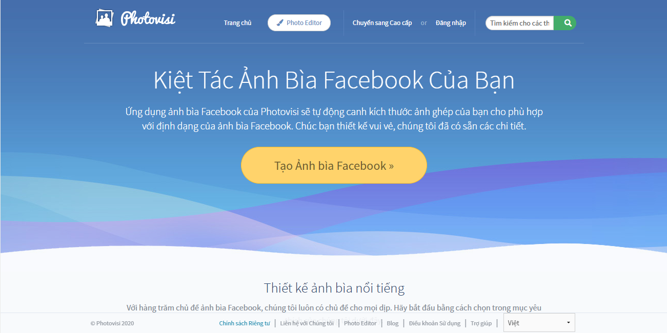 Bạn là người kinh doanh và muốn tạo một ảnh bìa Fanpage Facebook đầy sáng tạo và chuyên nghiệp? Hãy tận dụng các công cụ thiết kế ảnh bìa Fanpage tốt nhất để tạo ra những thiết kế ấn tượng và tương thích với kích thước ảnh bìa Facebook.